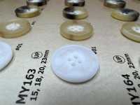 MY163 물소 뿔 4홀 수지 버튼[단추] DAIYA BUTTON 서브 사진