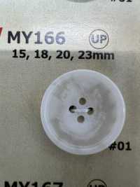 MY166 물소 뿔 4홀 수지 버튼[단추] DAIYA BUTTON 서브 사진