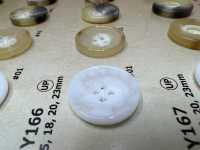 MY166 물소 뿔 4홀 수지 버튼[단추] DAIYA BUTTON 서브 사진