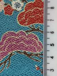 KKP2338-D-MATUNIUME 후타코 치리멘 소나무와 매화[원단] 우니 섬유(UNI TEXTILE) 서브 사진