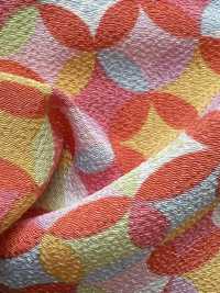 KKP2338-D-IROSIPPOU 후타코 치리멘 컬러 클로이소네[원단] 우니 섬유(UNI TEXTILE) 서브 사진