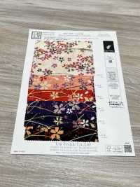 KKP2338-D-KUSAZAKURA 후타코 지리멘 쿠사자쿠라[원단] 우니 섬유(UNI TEXTILE) 서브 사진