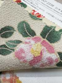 KKP2338-D-MTSUBAKI 후타코 지리멘 미야코 츠바키[원단] 우니 섬유(UNI TEXTILE) 서브 사진