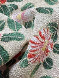 KKP2338-D-MTSUBAKI 후타코 지리멘 미야코 츠바키[원단] 우니 섬유(UNI TEXTILE) 서브 사진