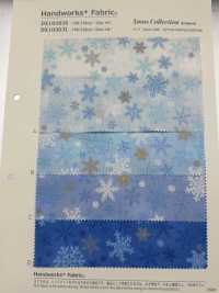 DX10363S HAndworks*Fabric® 잔디 크리스마스 대형 눈송이 패턴[원단] VANCET 서브 사진