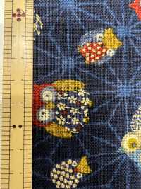 83075 고르지 않은 실 천 옛날식 긴푸쿠로 가스리[원단] VANCET 서브 사진