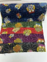 83075 고르지 않은 실 천 옛날식 긴푸쿠로 가스리[원단] VANCET 서브 사진