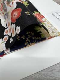 850585 잔디 하나 골드 일본식 패턴 보물 구름 바다 속의 꽃[원단] VANCET 서브 사진