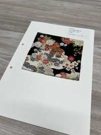 850585 잔디 하나 골드 일본식 패턴 보물 구름 바다 속의 꽃[원단] VANCET 서브 사진