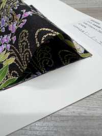 850586 잔디 꽃 금색 일본식 패턴 등나무 흐르는 물[원단] VANCET 서브 사진