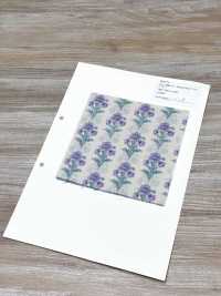 850573 세븐베리® 론 무표백 코튼 솔레일 블루/와일드플라워[원단] VANCET 서브 사진