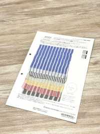 35525 Fuwa.80 실/텐셀(TM) 라이오셀 섬유 셔링 스트라이프[원단] SUNWELL 서브 사진