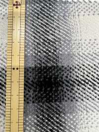 K-4022 트리플 원사 트윌 퍼지 온 플레이 체크[원단] 쿠와무라 섬유(KUWAMURA) 서브 사진