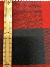 K-4995 8/1 퍼퍼 체크 샤기 퍼지[원단] 쿠와무라 섬유(KUWAMURA) 서브 사진