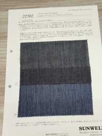 22502 2.4oz 인디고 쉬어 워시드 데님[원단] SUNWELL 서브 사진