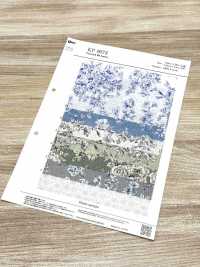 KP9073 손으로 그린 꽃무늬 론(원형 롤)[원단] COSMO TEXTILE 서브 사진