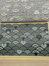 AP41903 후쿠후쿠 고양이 도비(둥근)[원단] COSMO TEXTILE 서브 사진