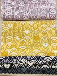 AP41903 후쿠후쿠 고양이 도비(둥근)[원단] COSMO TEXTILE 서브 사진