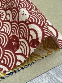 AP41903-DR 후쿠후쿠 고양이 도비 (반접이)[원단] COSMO TEXTILE 서브 사진