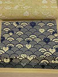 AP41903-DR 후쿠후쿠 고양이 도비 (반접이)[원단] COSMO TEXTILE 서브 사진