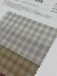 SBT-026 오가닉 도비 체크[원단] 쿠와무라 섬유(KUWAMURA) 서브 사진
