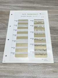 HW-3036 골드 글리터와 스트레치 테이프가 달린 오간자 러플[리본 / 테이프 / 코드] 이름 없음 서브 사진