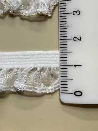 HW-3037 실버 글리터와 스트레치 테이프가 달린 오간자 러플[리본 / 테이프 / 코드] 이름 없음 서브 사진