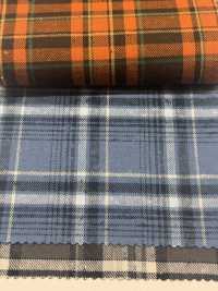 K-4031 빈티지 나프드 트윌 체크 (나프드 스타일 퍼지)[원단] 쿠와무라 섬유(KUWAMURA) 서브 사진