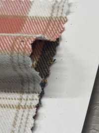 K-4031 빈티지 나프드 트윌 체크 (나프드 스타일 퍼지)[원단] 쿠와무라 섬유(KUWAMURA) 서브 사진