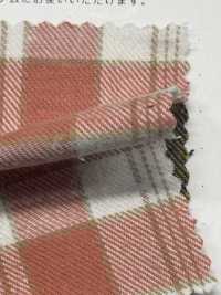 K-4031 빈티지 나프드 트윌 체크 (나프드 스타일 퍼지)[원단] 쿠와무라 섬유(KUWAMURA) 서브 사진