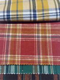 K-4031 빈티지 나프드 트윌 체크 (나프드 스타일 퍼지)[원단] 쿠와무라 섬유(KUWAMURA) 서브 사진