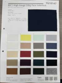 YG10147 80/1 하이 서큘러 인터록 니팅 스무스 실키 페이스[원단] YAGI 서브 사진