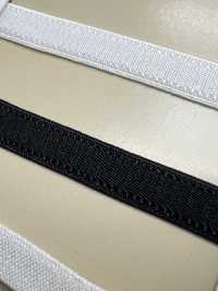 HW-3000B 스트레치 테이프 스티치 숄더 탄성 밴드 블랙[리본 / 테이프 / 코드] 이름 없음 서브 사진