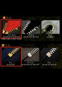 75-BK-CO-C WALDES 빈티지 지퍼, 블랙, 사이즈 7.5, 코튼 테이프, 닫힌 끝 아사히지퍼(Asahi Fastener) 서브 사진