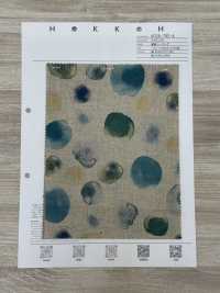 8026-790-4 도트 패턴의 리넨 룸스테이트[원단] 홋코(HOKKOH) 서브 사진