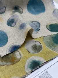 8026-790-4 도트 패턴의 리넨 룸스테이트[원단] 홋코(HOKKOH) 서브 사진