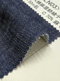 NLN03 10온스 리넨 리넨 블렌드 트윌 데님[원단] DUCK TEXTILE 서브 사진