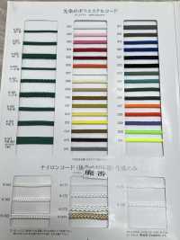 K-401 실 염색 폴리에스터 코드, 8가닥, 중간[리본 / 테이프 / 코드] RIVER 서브 사진