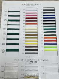 K-402 두꺼운 8겹 원사 염색 폴리에스터 코드[리본 / 테이프 / 코드] RIVER 서브 사진