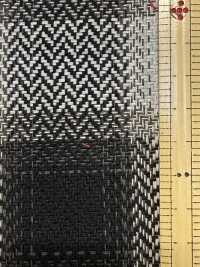 SBT-009 8/1 오가닉 헤비 헤링본 옴브레 체크[원단] 쿠와무라 섬유(KUWAMURA) 서브 사진