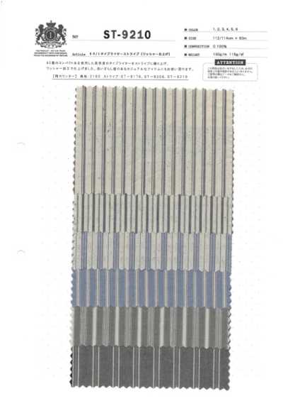 ST-9210 60/1 타이프라이터 스트라이프(워셔 가공 마감처리)