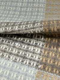 JP-5053 와플 니트 블록 체크[원단] 쿠와무라 섬유(KUWAMURA) 서브 사진