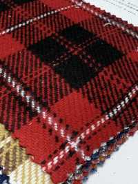 K-4028 트리플 얀 트윌 체크 퍼지[원단] 쿠와무라 섬유(KUWAMURA) 서브 사진