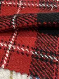 K-4028 트리플 얀 트윌 체크 퍼지[원단] 쿠와무라 섬유(KUWAMURA) 서브 사진