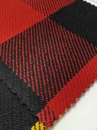 CH-6325 트리플 원사 트윌 블록 체크[원단] 쿠와무라 섬유(KUWAMURA) 서브 사진