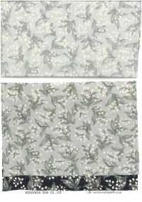 KTS7135 작은 꽃무늬와 고양이 무늬가 있는 브로드클로스[원단] 코튼 코바야시 서브 사진