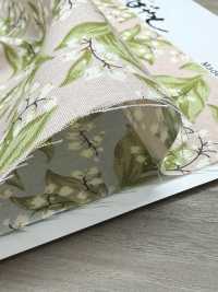 KTS7135 작은 꽃무늬와 고양이 무늬가 있는 브로드클로스[원단] 코튼 코바야시 서브 사진