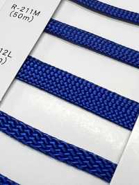 R-212L 러스터 코드 백 스트링, 일반 직조, 원사 염색[리본 / 테이프 / 코드] RIVER 서브 사진