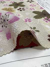 KKP2338-D-NSAKURA 후타코 지리멘 생기 넘치는 벚꽃[원단] 우니 섬유(UNI TEXTILE) 서브 사진
