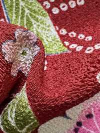 KKP2338-D-UMENIHITTA 후타코 지리멘 매화와 히키타[원단] 우니 섬유(UNI TEXTILE) 서브 사진